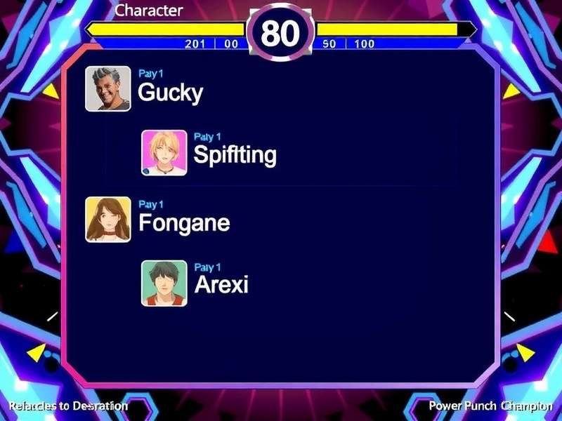 Power Punch Champion Tournament Screen